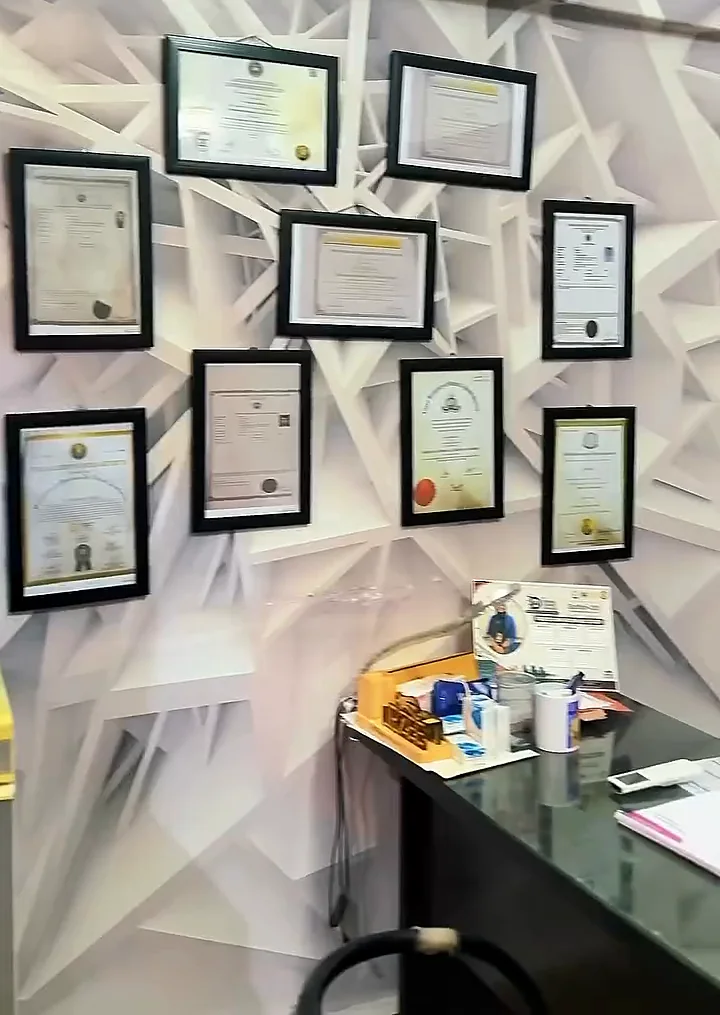 The certificate wall
