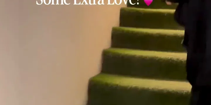 Up the green stairs